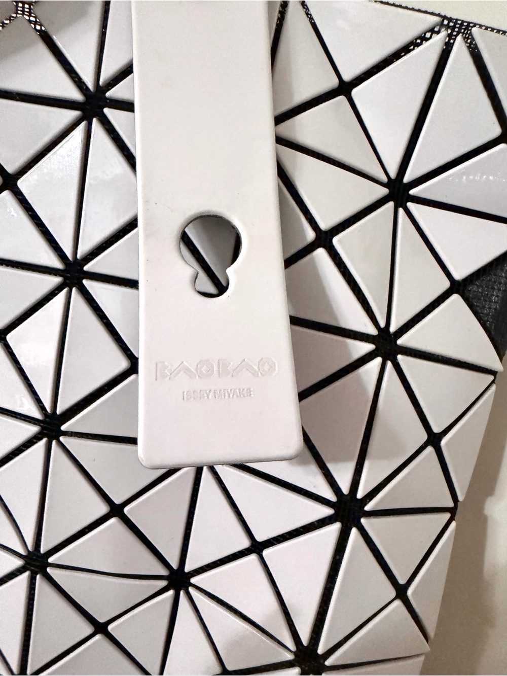 ‼️DAMAGED‼️ Bao Bao Issey Miyake Tote Bag Purse | Off White - Picture 8 of 16